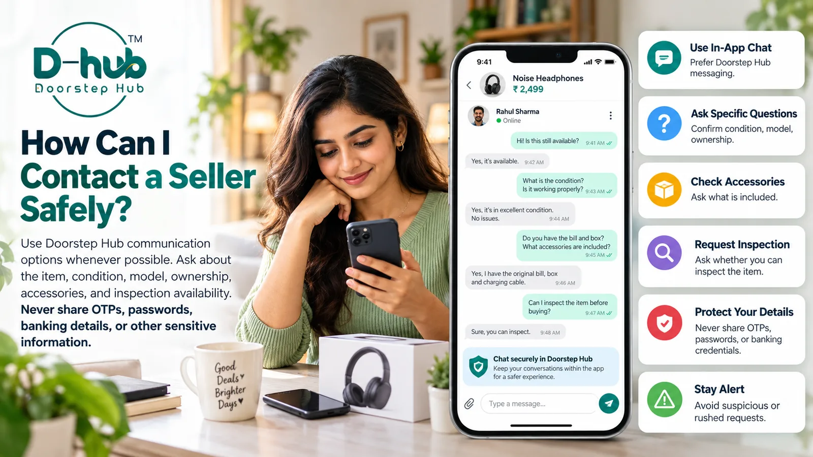 How Can I Contact a Seller Safely?