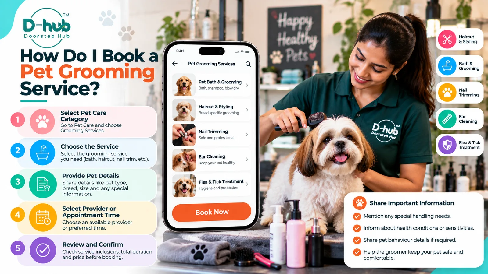 How Do I Book a Pet Grooming Service?