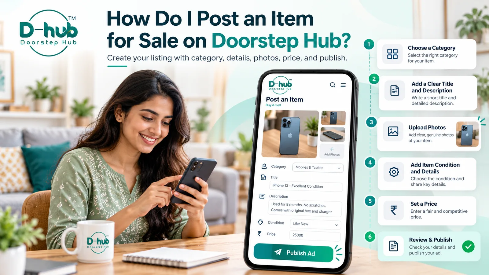 How Do I Post an Item for Sale on Doorstep Hub?