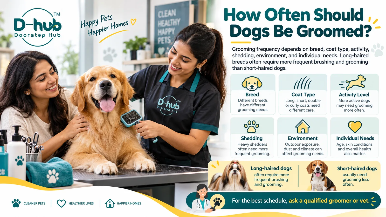 How Often Should Dogs Be Groomed?