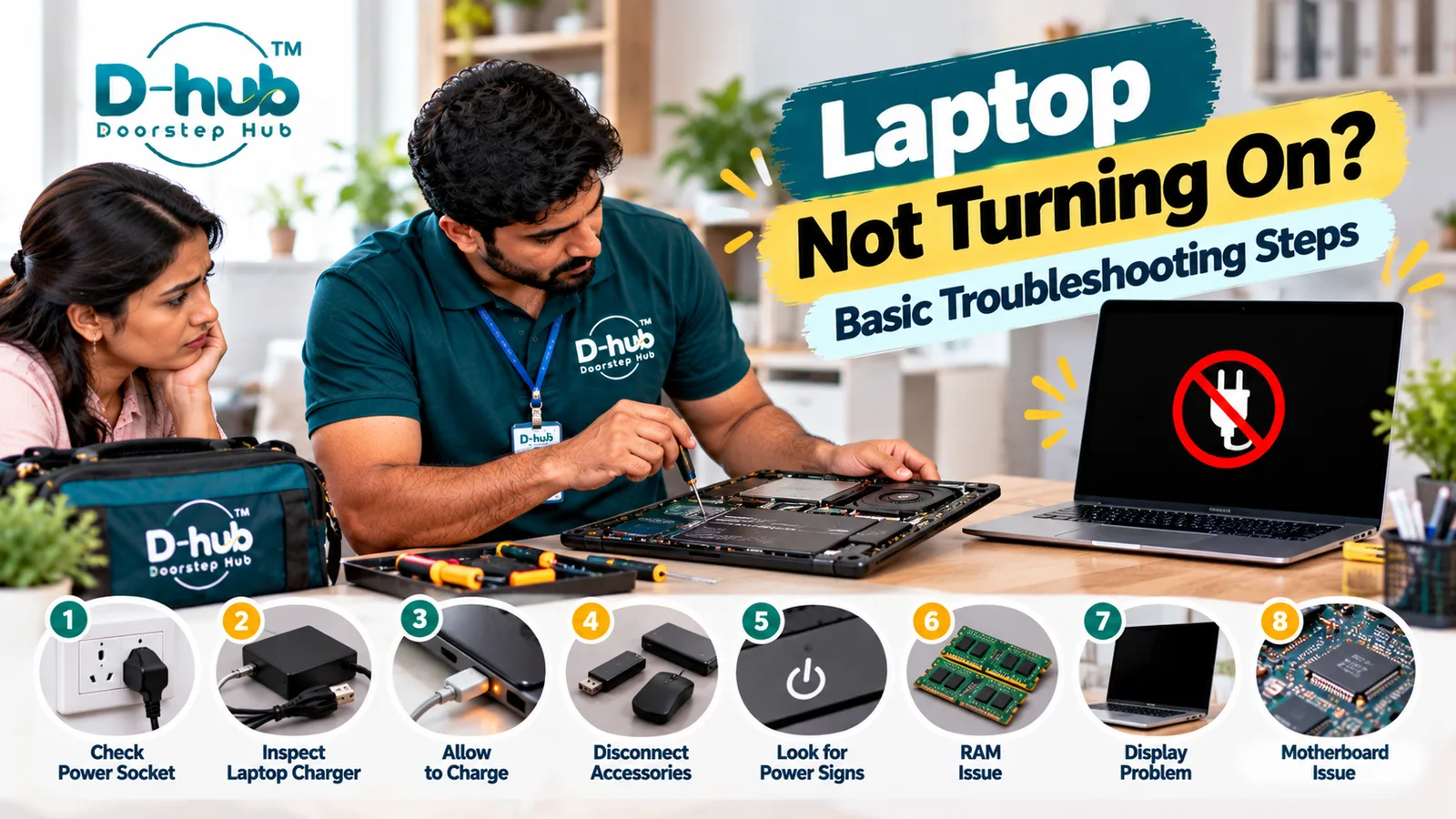 Laptop Not Turning On? Basic Troubleshooting Steps