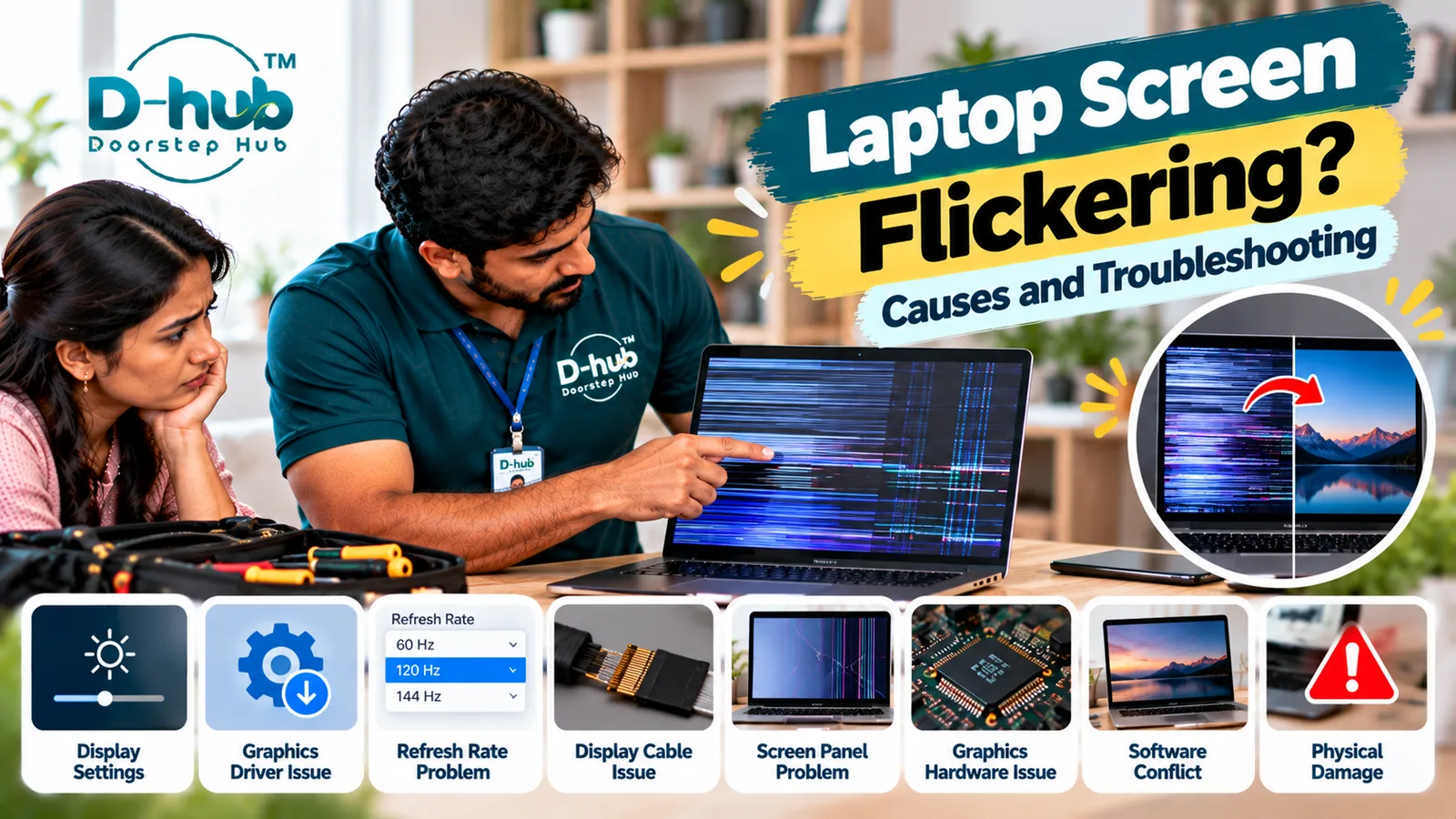 Laptop Screen Flickering: Causes and Troubleshooting