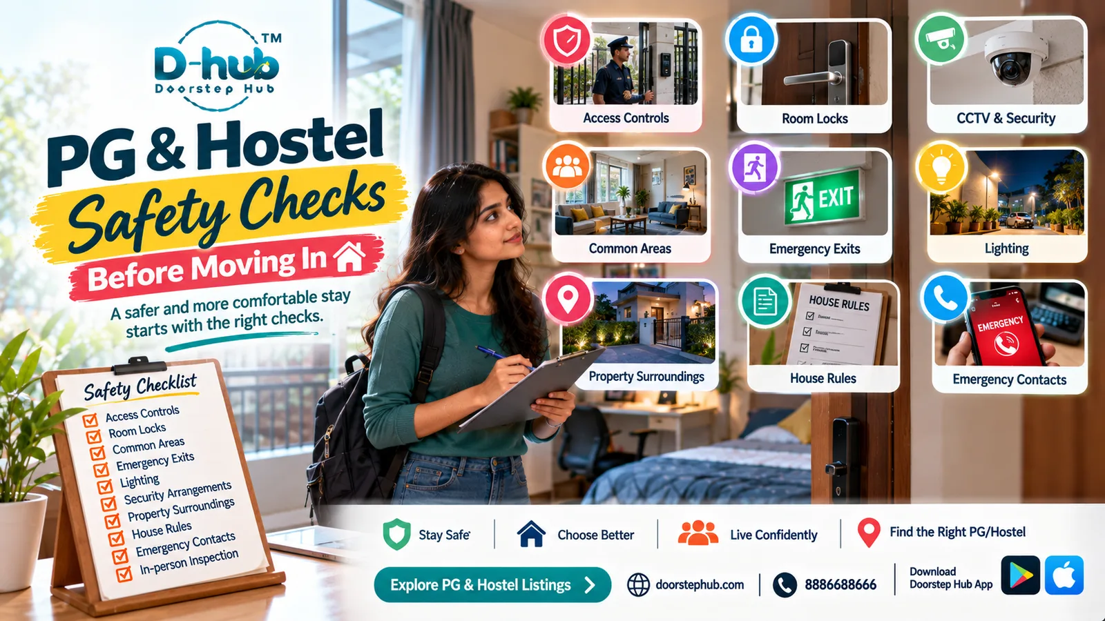 PG and Hostel Safety Checks Before Moving In