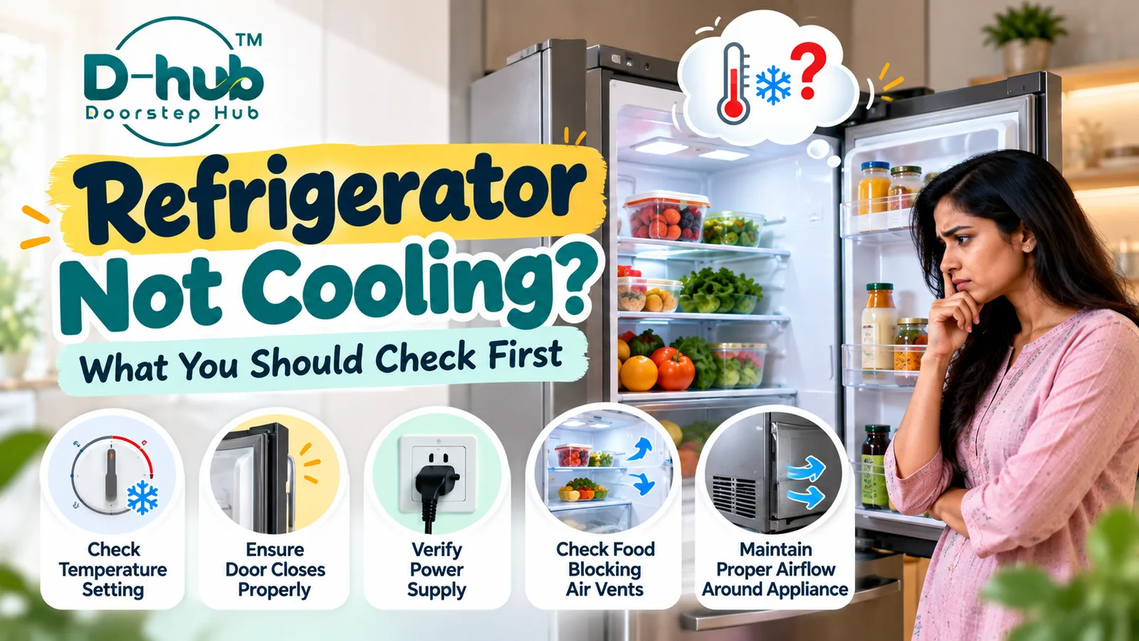Refrigerator Not Cooling? What You Should Check First