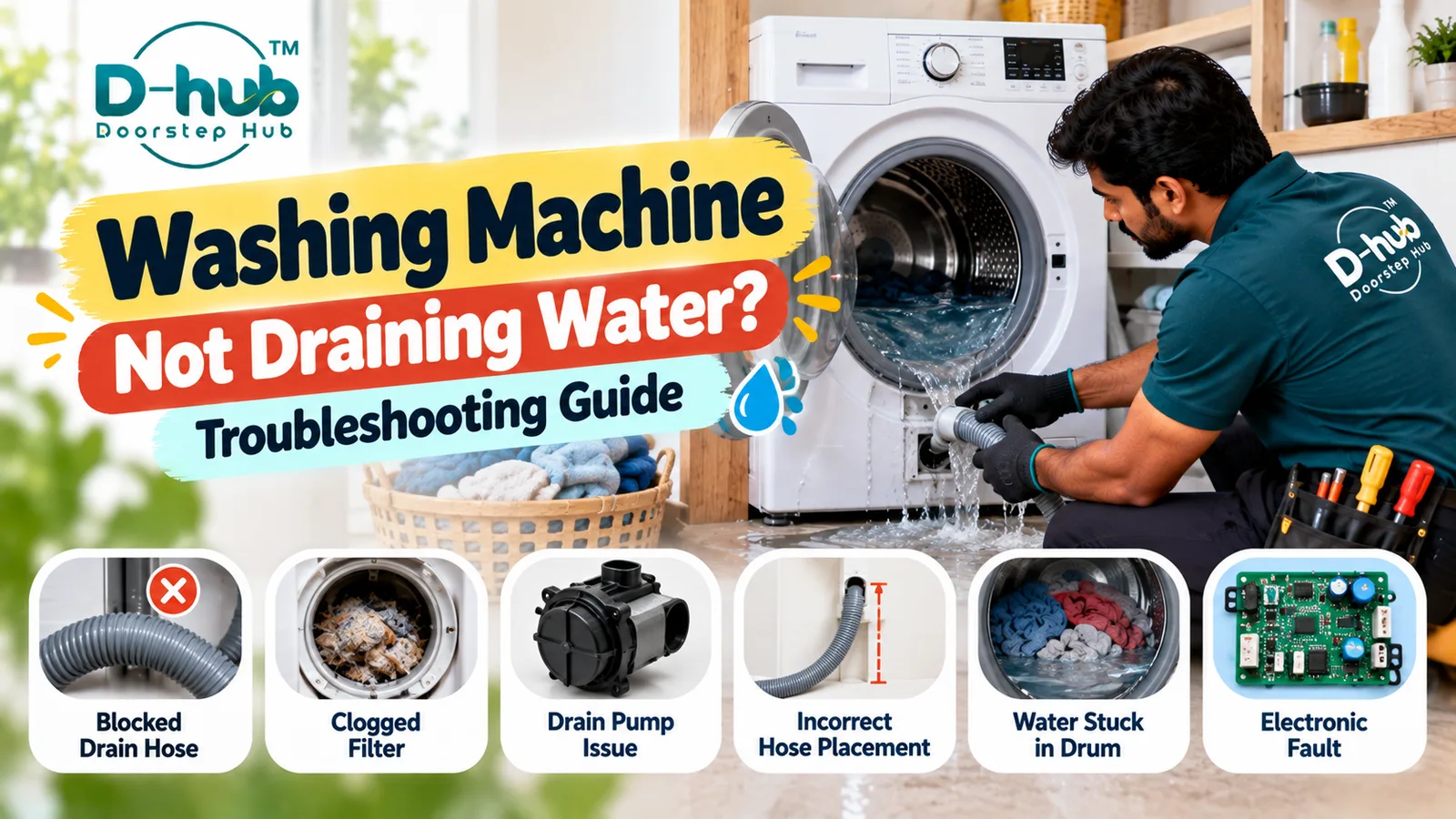Washing Machine Not Draining Water: Troubleshooting Guide