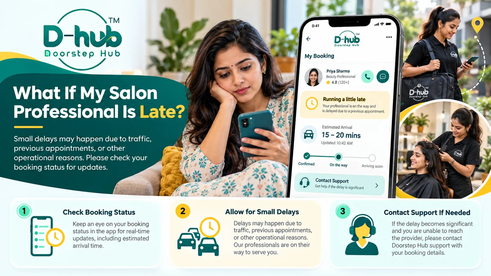 What If My Salon Professional Is Late?