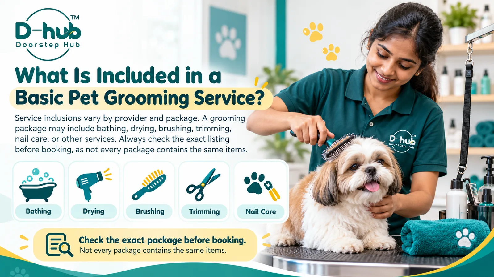 What Is Included in a Basic Pet Grooming Service?