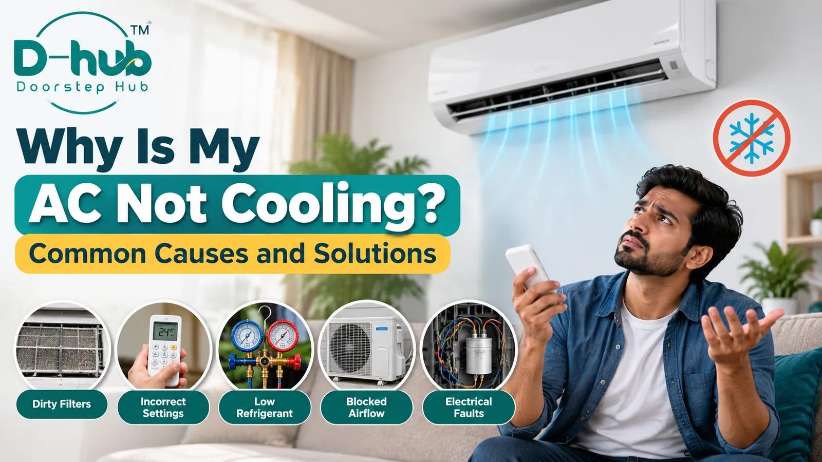 Why Is My AC Not Cooling? Common Causes and Solutions